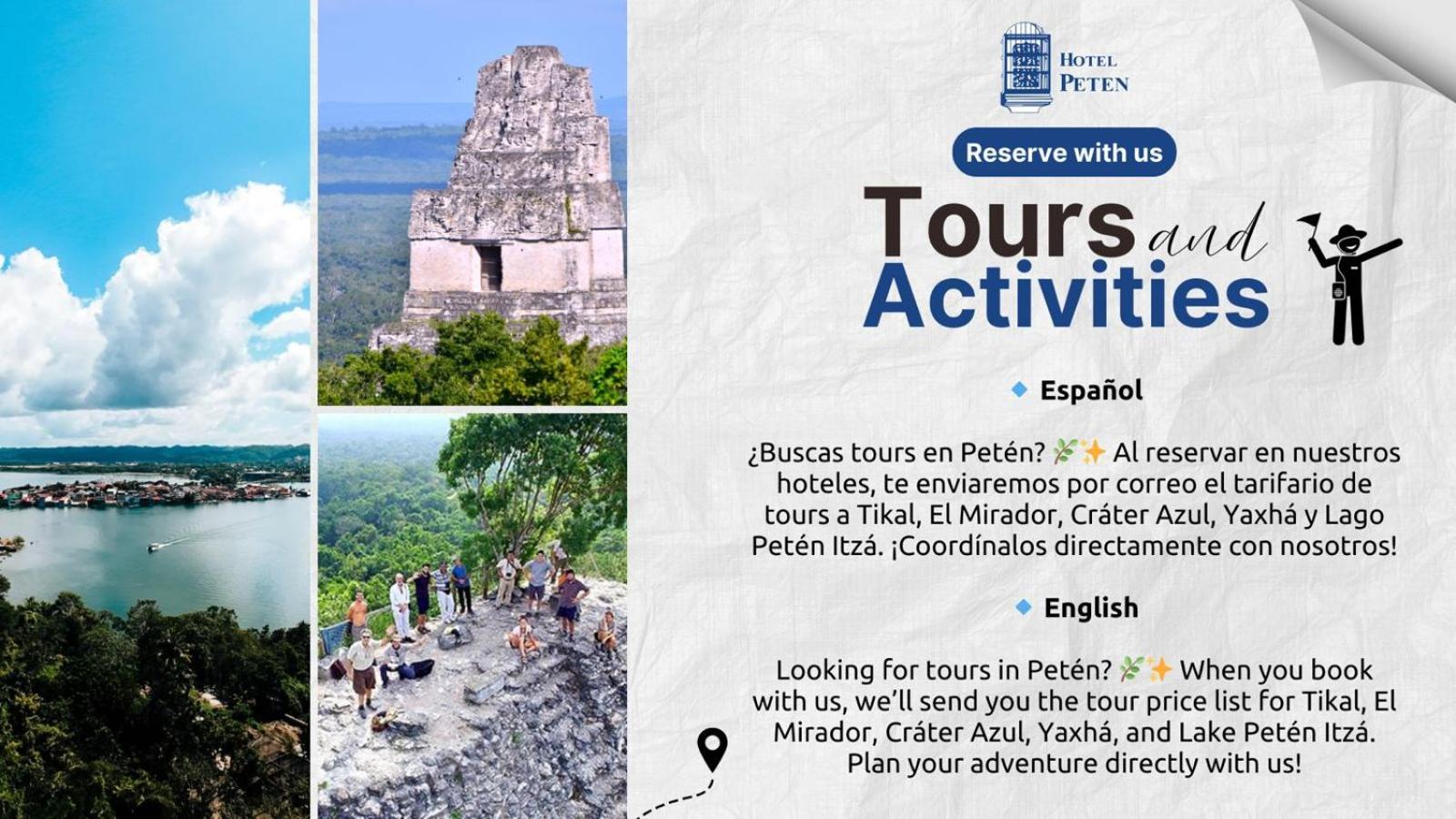 Hotel Peten Flores Ngoại thất bức ảnh
